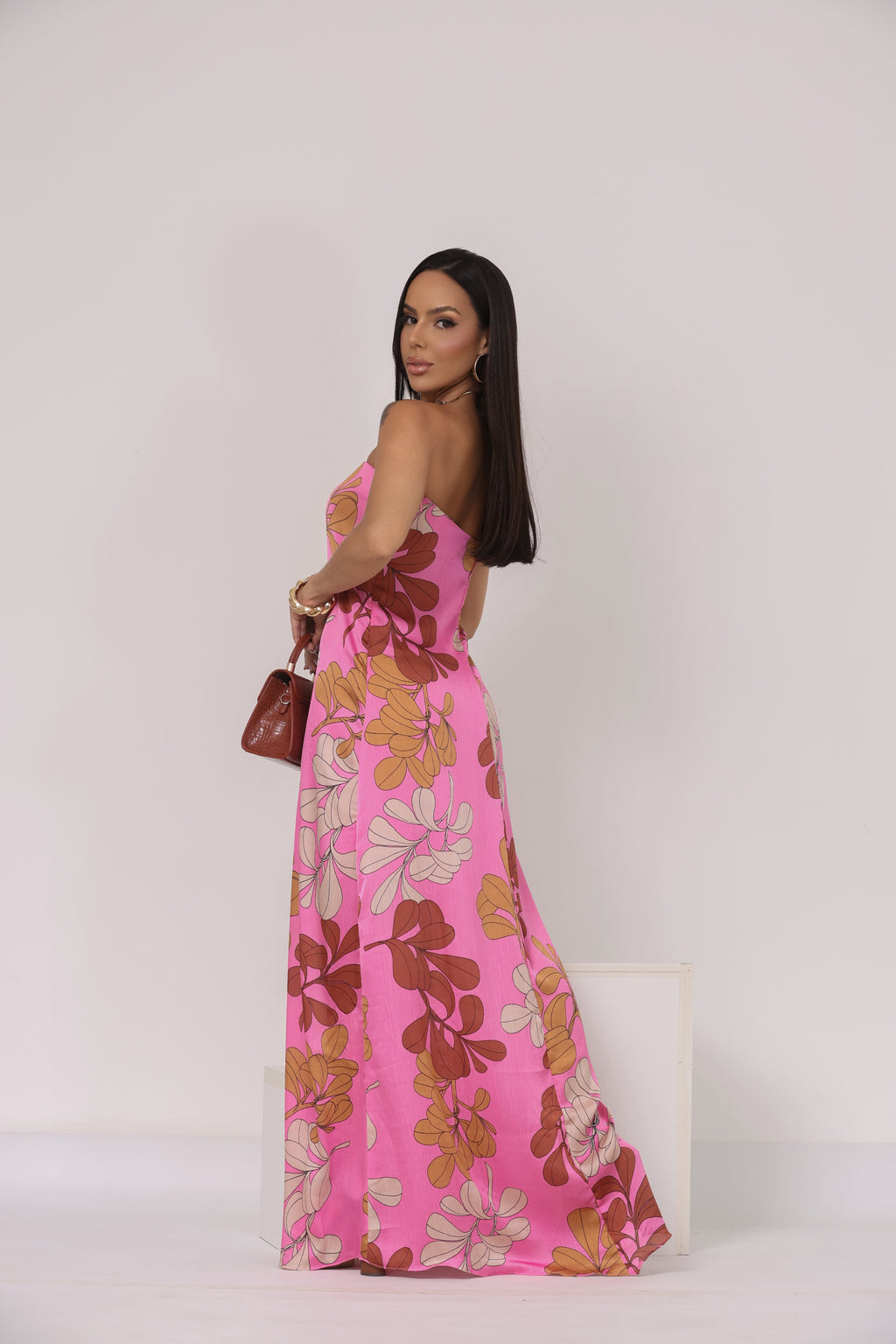 Vestido Floral Puff
