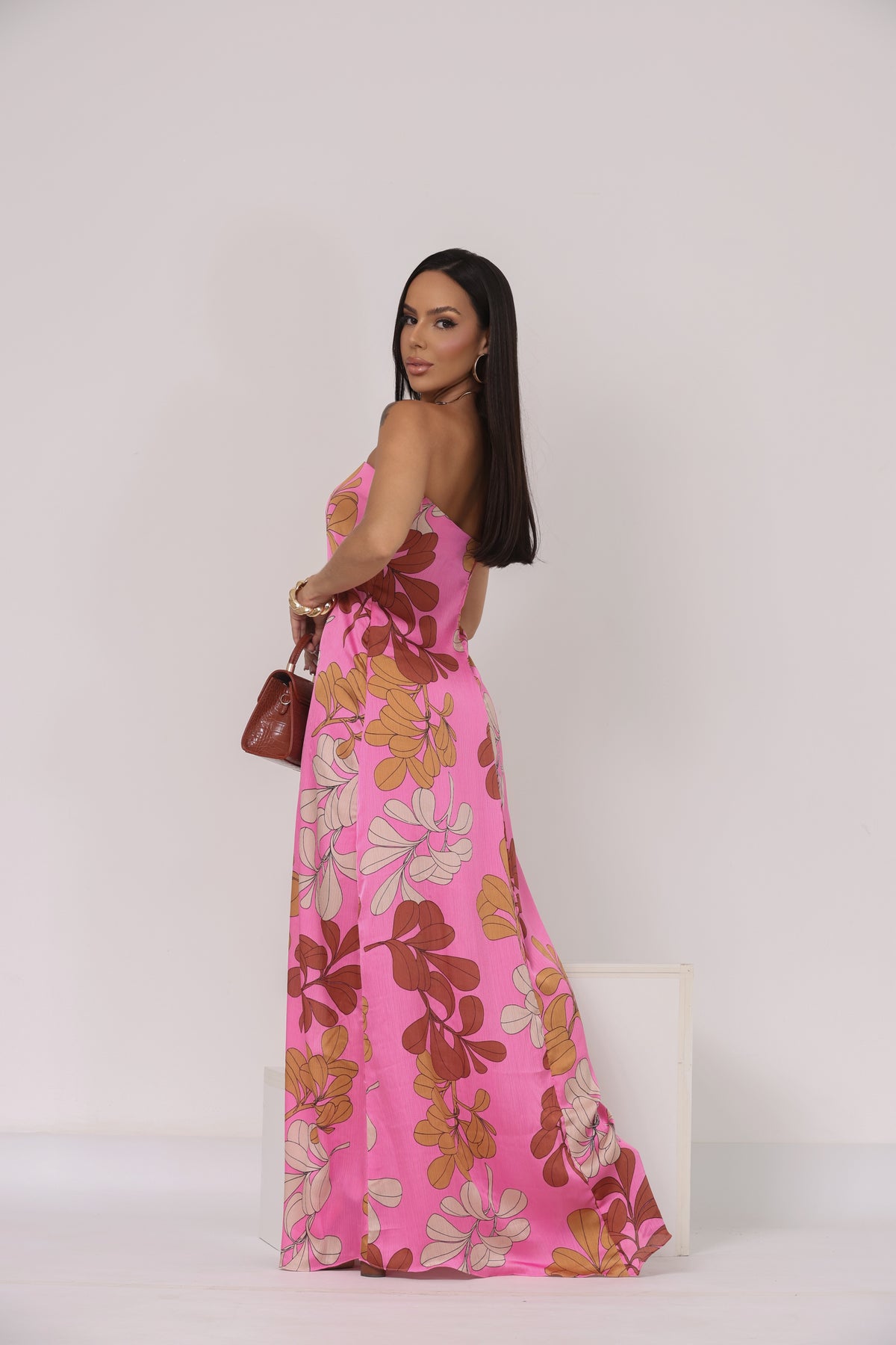 Vestido Floral Puff